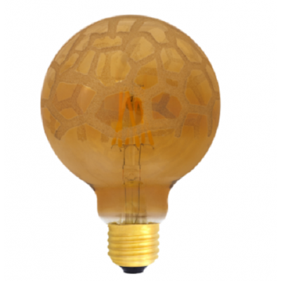 EiKO LED Filament Globe G95 240V 6W E27 2700°K Krokoeis