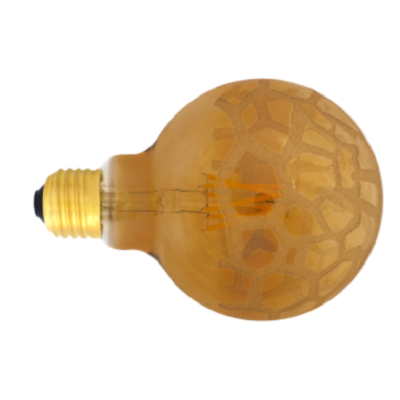 LED Filament Globe G95 240V 6W E27 2700°K Krokoeis