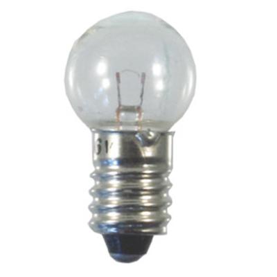 Kugellampe 6V 500mA 3W E10 15x29mm