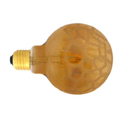 LED Filament Globe G95 240V 6W E27 2700°K Krokoeis
