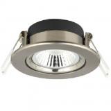 CIVILIGHT HALED Downlight 6W 2700K 400lm 36° 230V Dimmbar Nickel