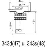 Sockel Fassung BuW 343d BA20d